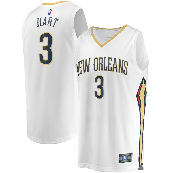 Camiseta Josh Hart 3 New Orleans Pelicans Association Edition Blanco Hombre